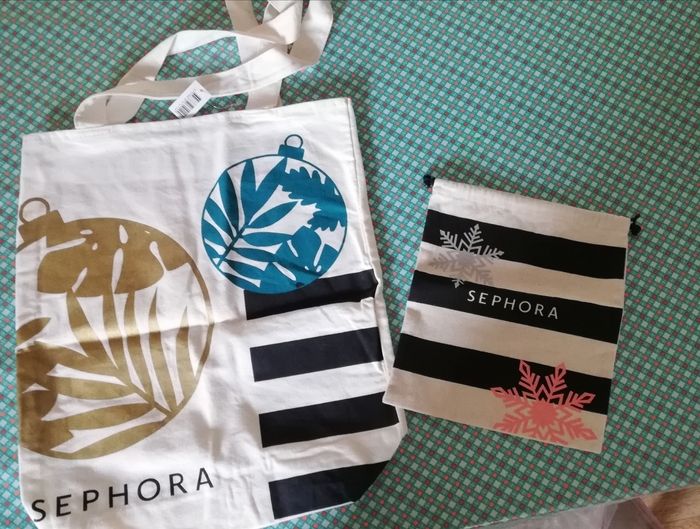 Sephora tote bag + pochette