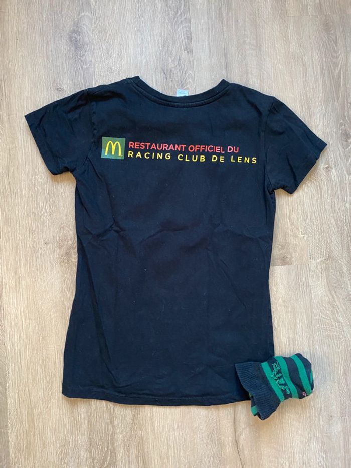 Ensemble t-shirt et paires de chaussettes RC Lens x MacDonald's - photo numéro 2