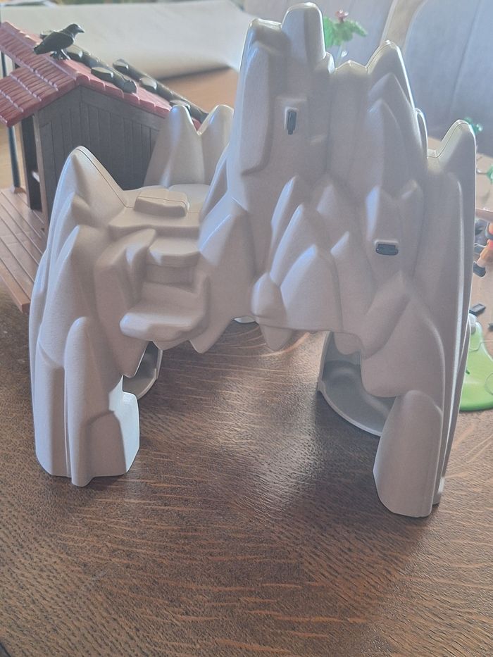 Playmobil chalet montagne escalade + pêcheur + garde-forestier - photo numéro 10