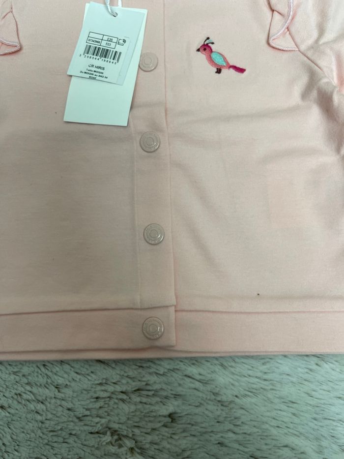 Cardigan sweat rose - Cadet Rouselle - Neuf - photo numéro 8