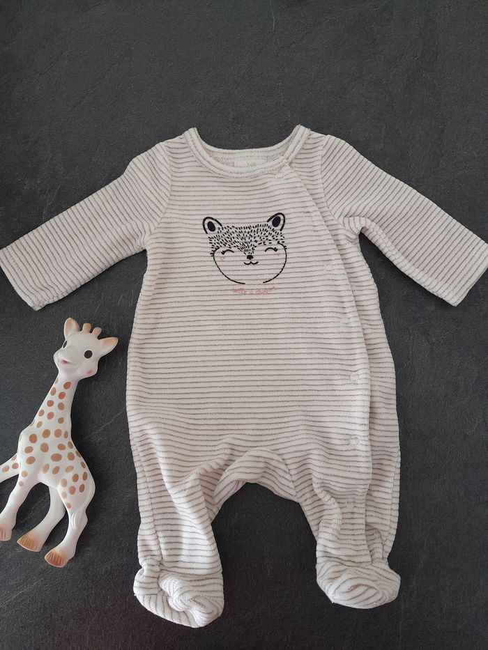 Grenouillère velours