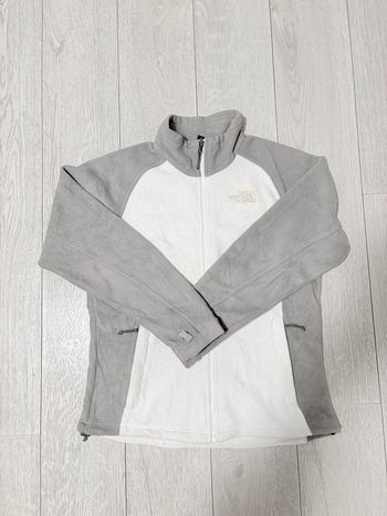 Veste polaire The North Face blanche et grise