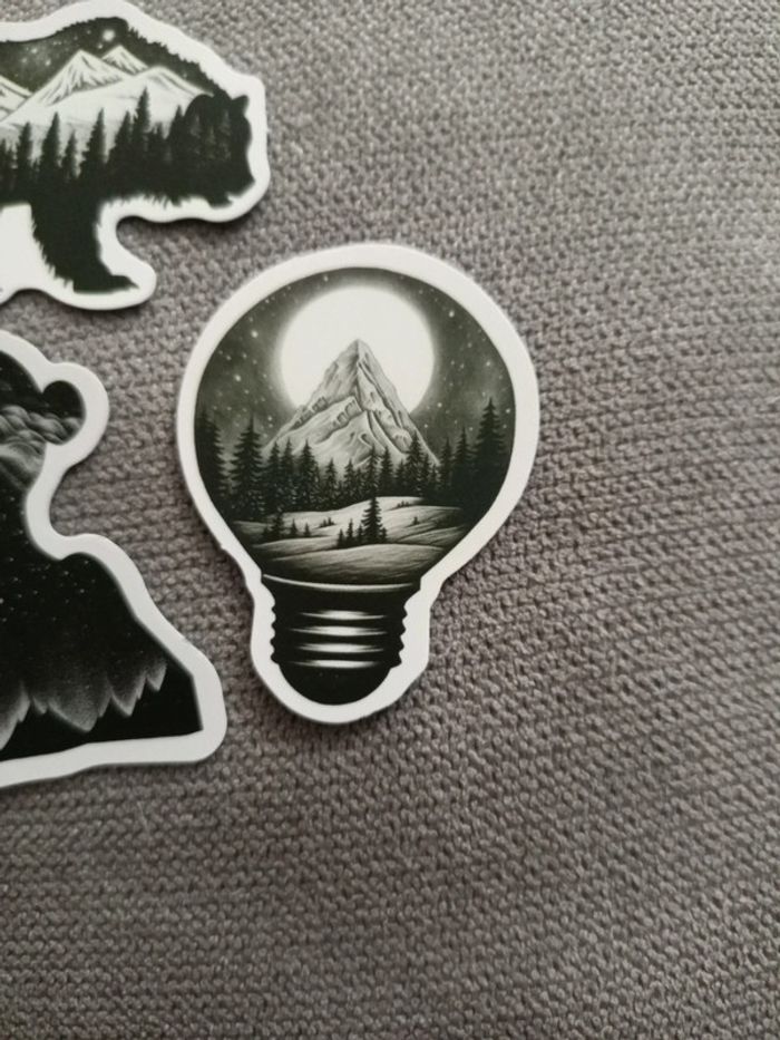 Stickers nature noir et blanc - photo numéro 9