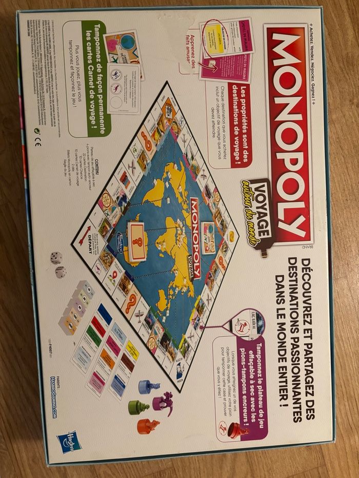 Monopoly Voyage autour du monde - jeu de société - photo numéro 6