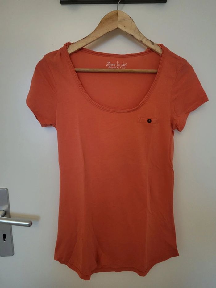 T-shirt manches courte Corail