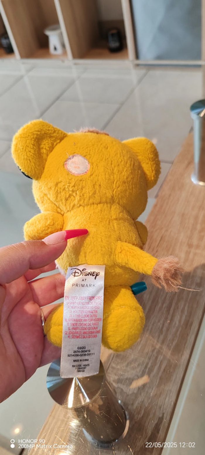 Peluche roi lion non fonctionnel - photo numéro 2