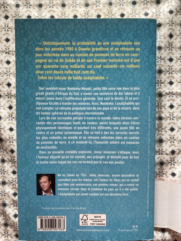 L’analphabète qui savait compter de Jonas Jonasson - photo numéro 2