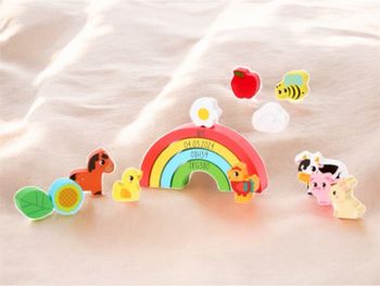 Ensemble de jouets en bois personnalisés