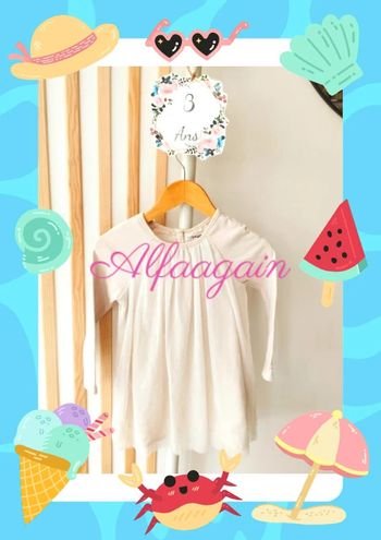 Robe beige kimbaloo neuve 36mois