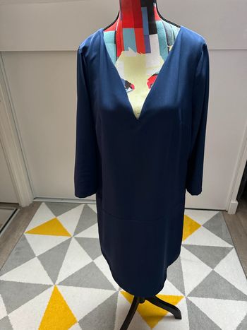 Robe chic bleu Mango Taille 36