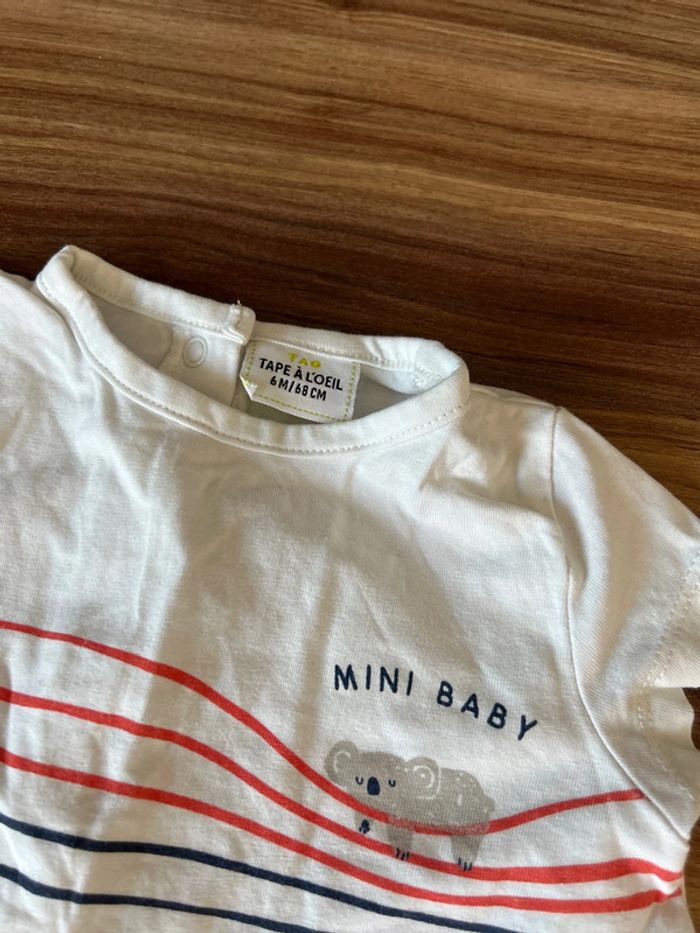 Combi bébé été 6 mois Tape à L œil - photo numéro 2