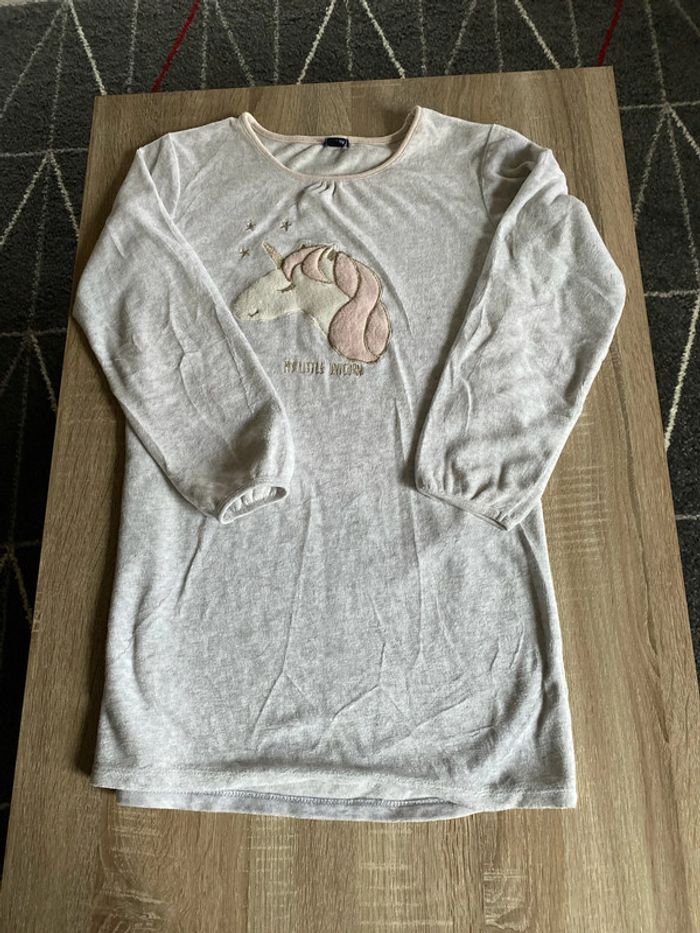 Chemise nuit hiver fille