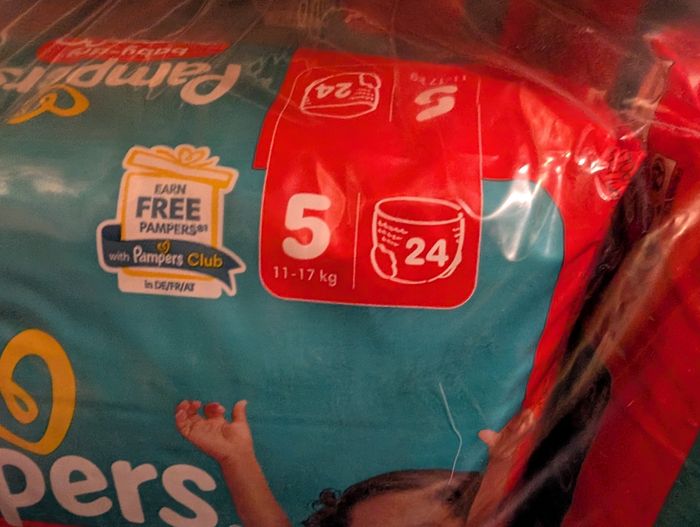 Lot 192 couches Pampers Baby-dry Taille 5 - photo numéro 2