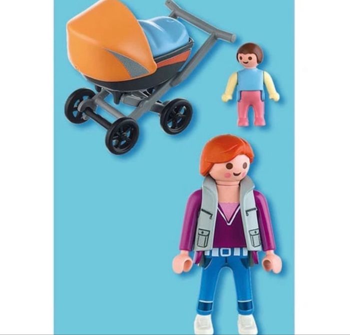 Lot Playmobil Maman et poussette n°4756 - photo numéro 6