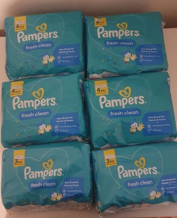 Lingettes pampers