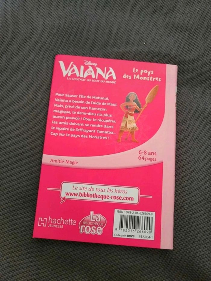 Livre vaiana le pays des monstres - photo numéro 3