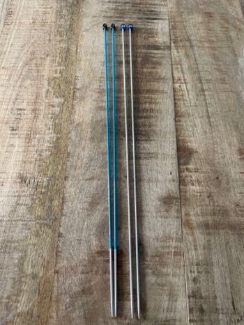 Aiguilles à tricoter métal