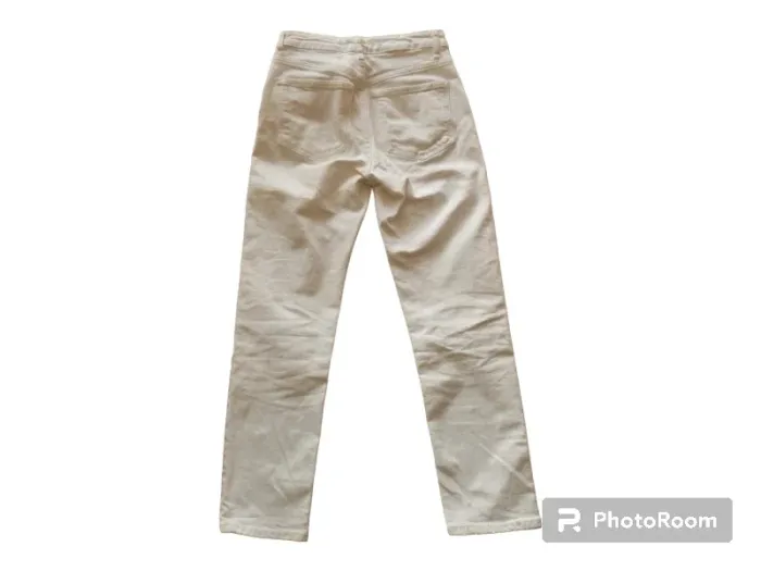 Jeans blanc Zara taille 34 - photo numéro 2