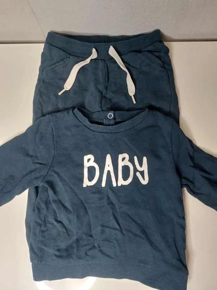 Ensemble jogging bleu "Kiabi" - photo numéro 3