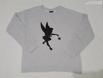 Disney pull sweat gris fée clochette S