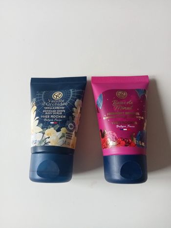 lot de 2 gommages pour le corps yves rocher de 30ml