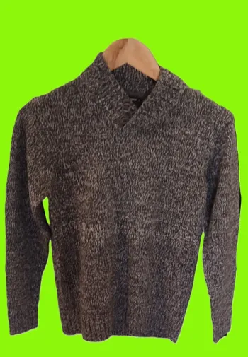 🔥 Pull garçon 12 ans In Extenso – Gris chiné chaud & tendance !