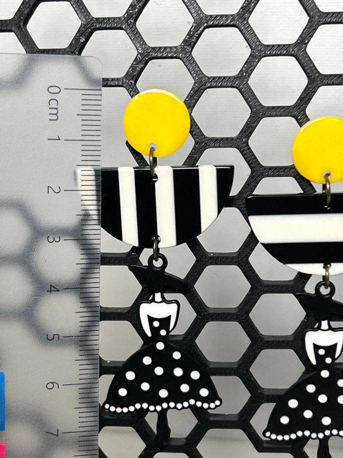 Boucles d’oreilles - Demoiselle 1960 - photo numéro 6