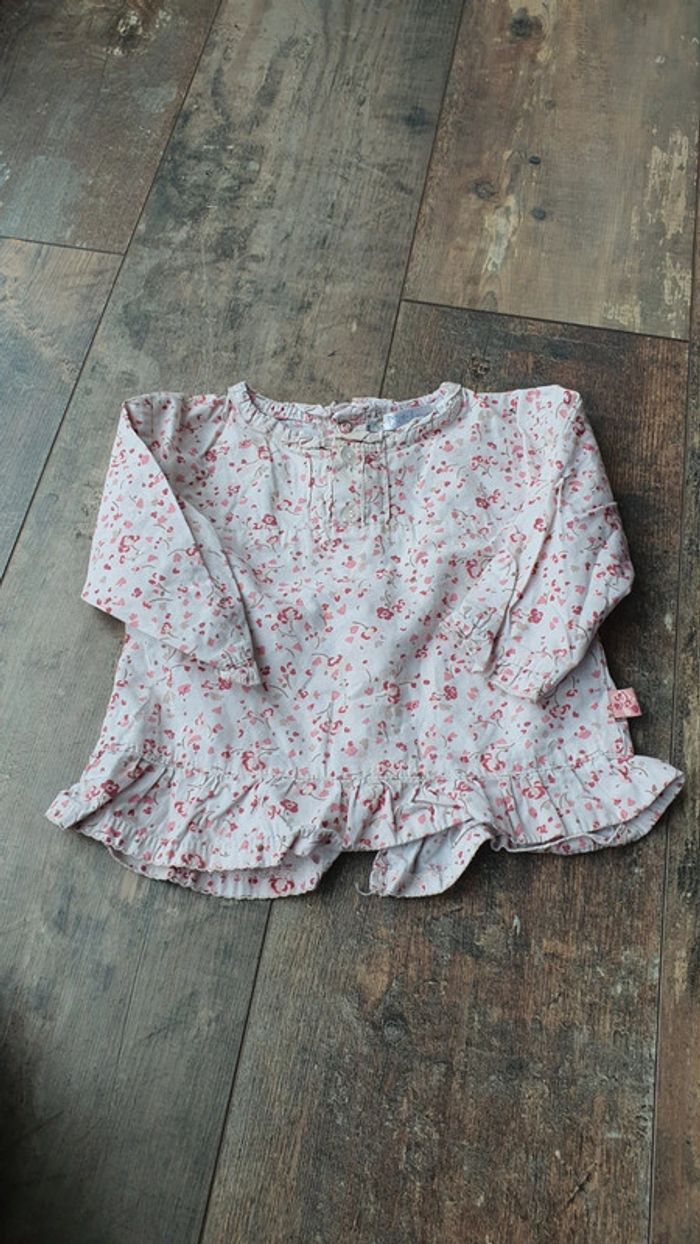 Blouse kitchoun 12 mois en très bon état