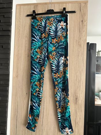 Legging à fleurs