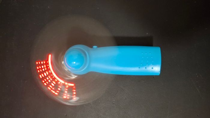 Mini ventilateur LED - photo numéro 2