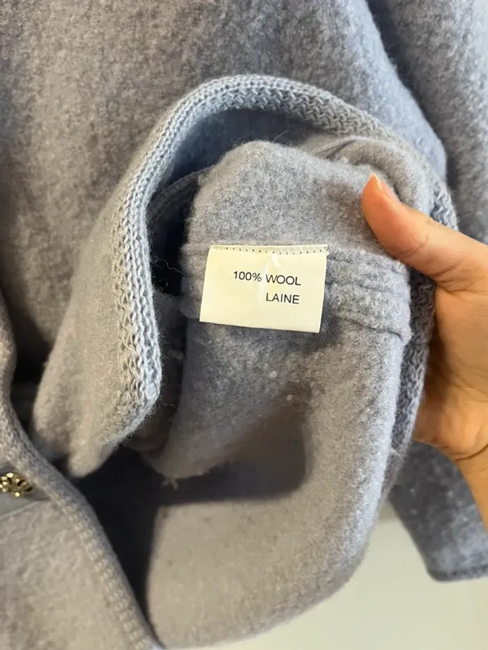 Veste manteau en laine  M/L - photo numéro 6