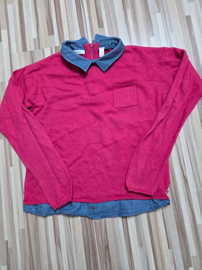 Pull fille okaidi 10 ans