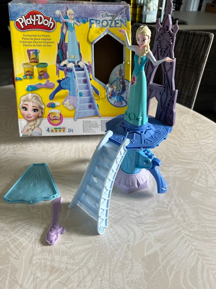 Palais de glace reine des neiges play doh pâte à modeler - photo numéro 2