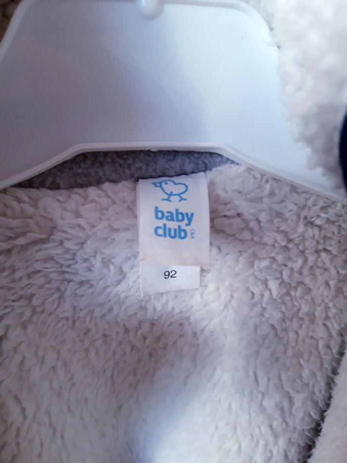 Veste zippée à capuche garçon-fille 24-36 mois / Baby club - photo numéro 2