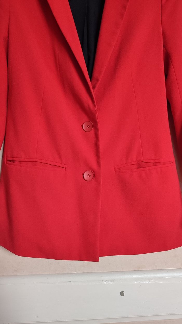 Veste blazer rouge Bonobo - photo numéro 7