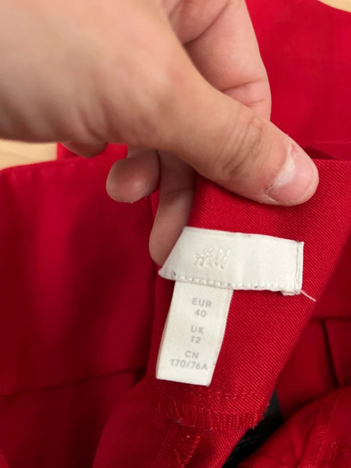 Pantalon habillé rouge - photo numéro 3