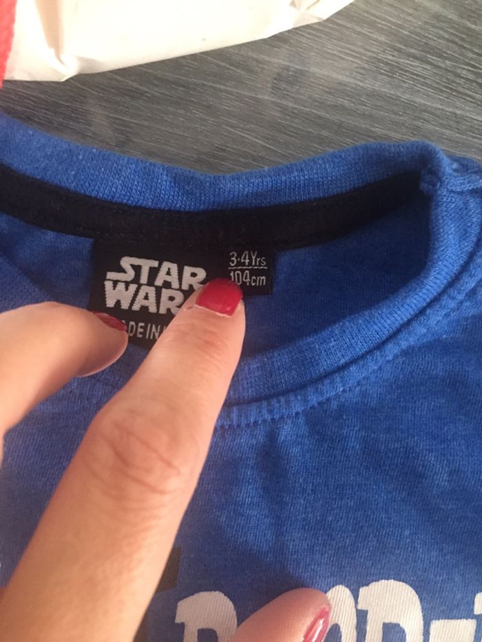 T shirt star car 3/4 Ans - photo numéro 2