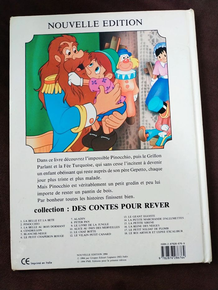 Livre pinocchio - photo numéro 2