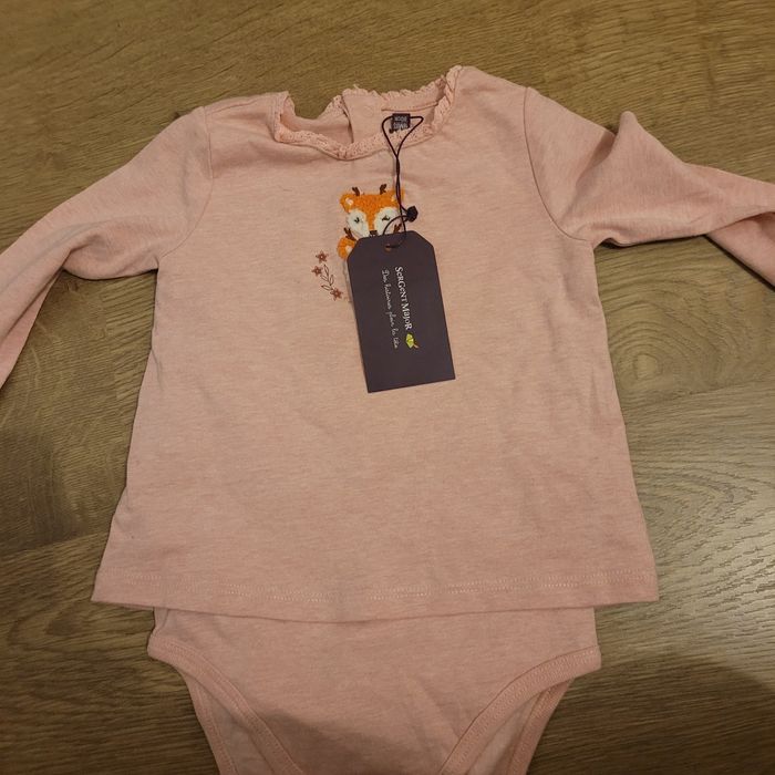 T shirt avec body - photo numéro 2