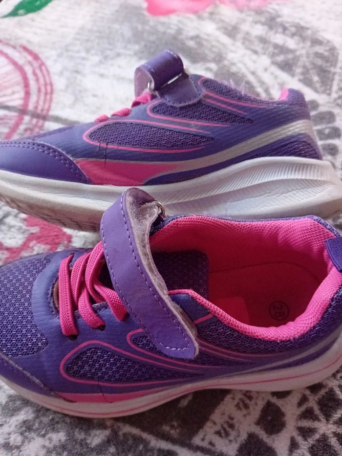 Baskets violettes en taille 28 - photo numéro 7