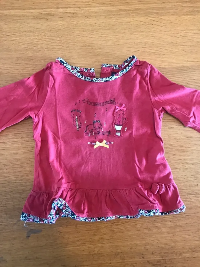 Lot 6 t-shirt manches longues 2 ans - photo numéro 2