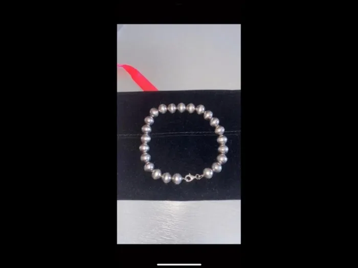 bracelet perle argent Una Storia 19,5 cm - photo numéro 3