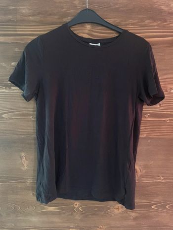 Tee shirt noir basique loose
