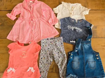 Lot 6 pièces fille 12-18 mois