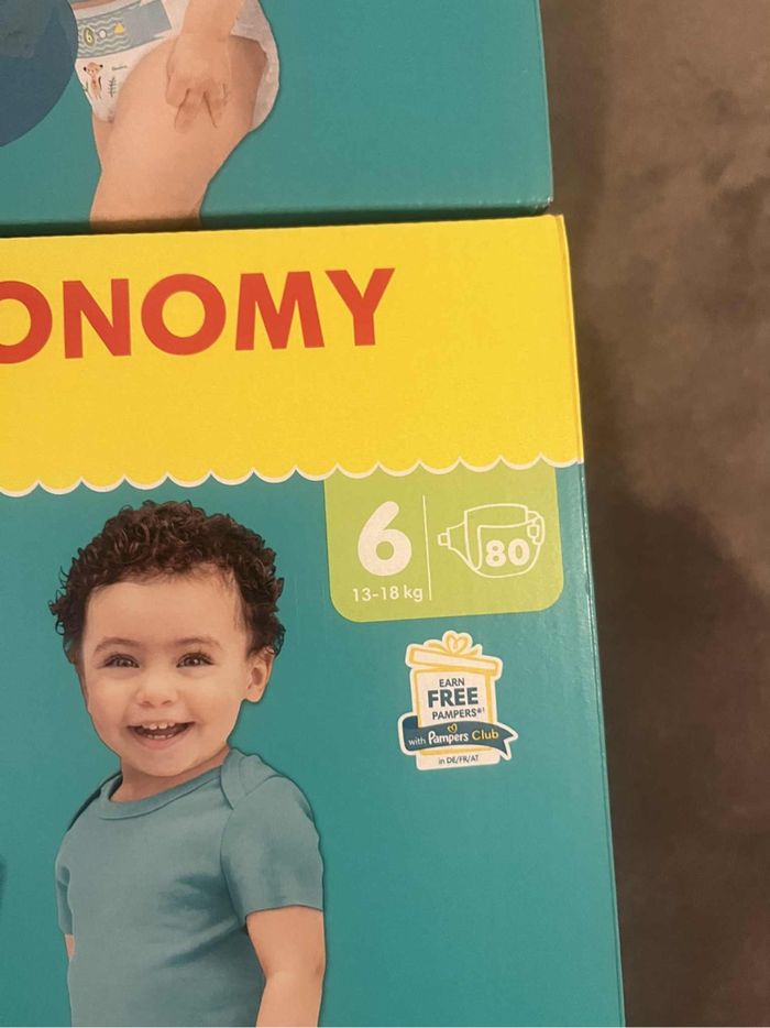Pampers taille 6 maxi pack (2 cartons) - photo numéro 2
