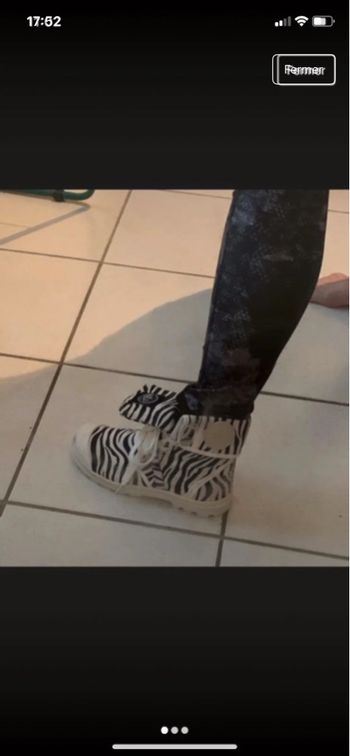 Chaussures zébrées