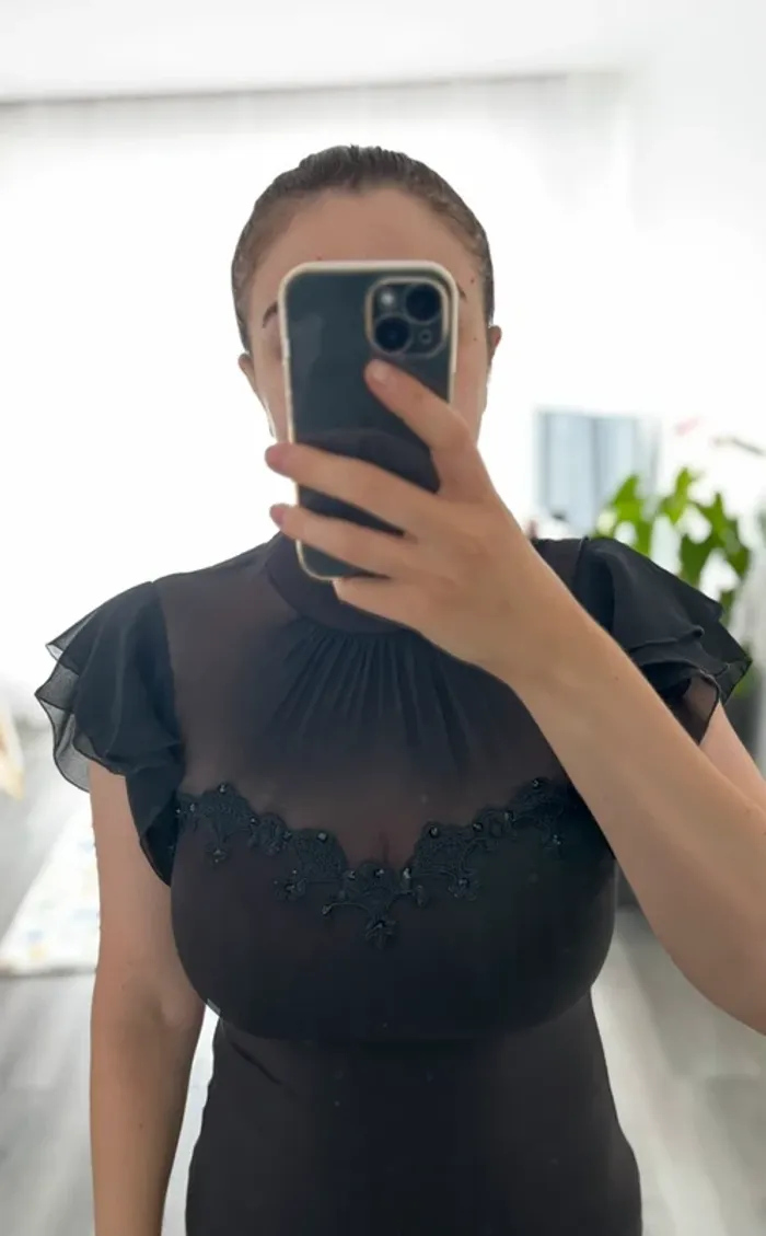 Body noir elegant S/36