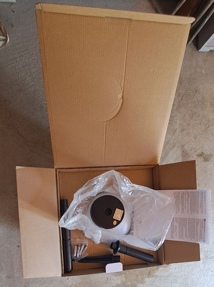Globe lampe solaire LED lumineux multicolore 30cm - photo numéro 7