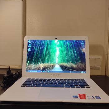 Pc portable Thomson Windows 10 14 pouces blanc