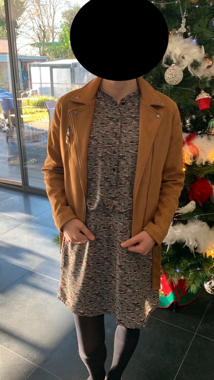 Perfecto en daim IKKS 14 ans